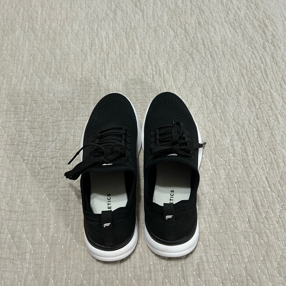 Fabletics Black and White Athletic Shoes Sleek Design